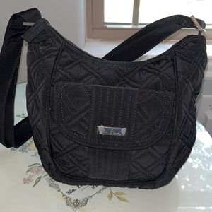 Vera Bradley black shoulder purse